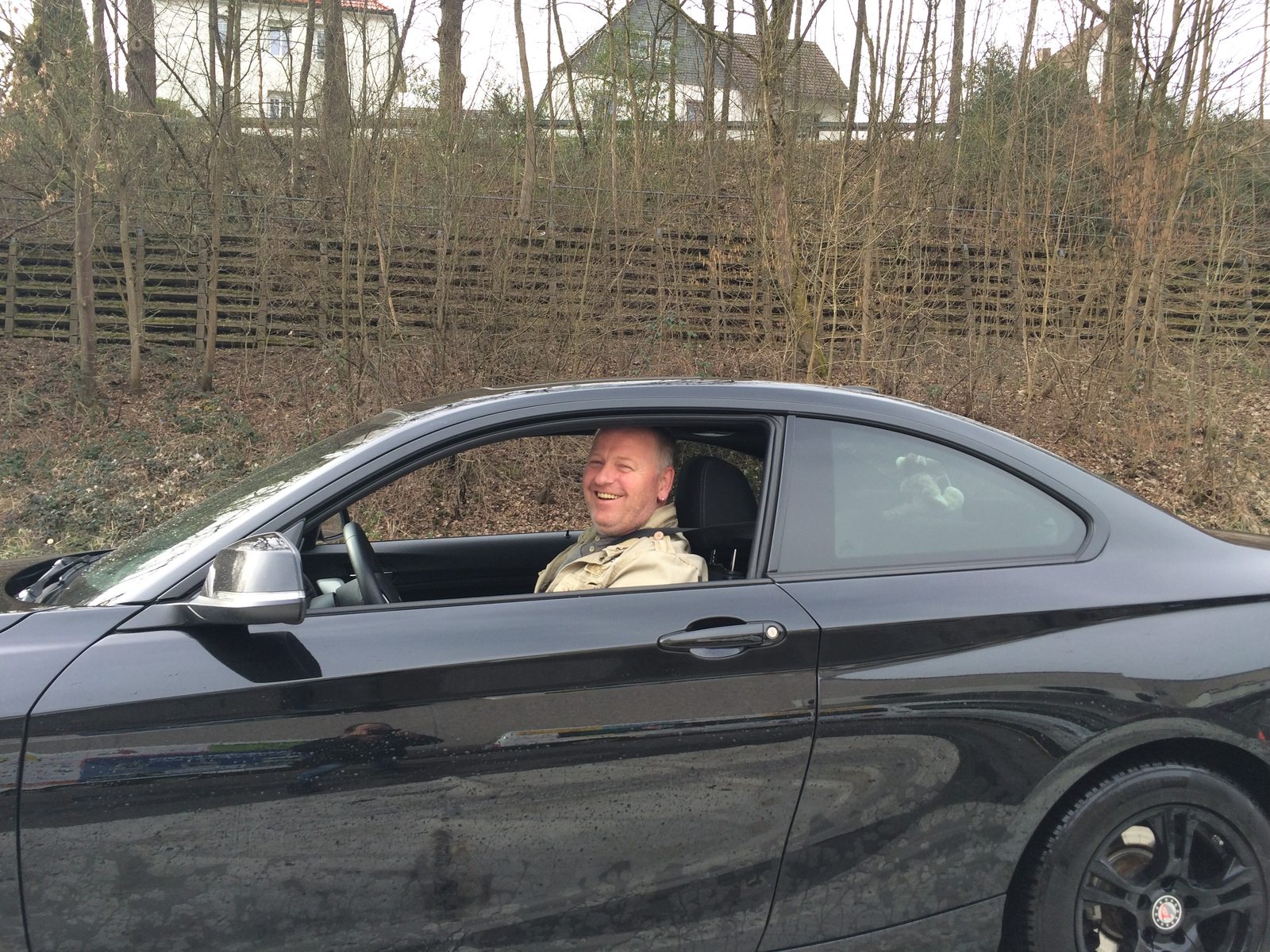 Teilnehmer beim Fahrsicherheitstraining
