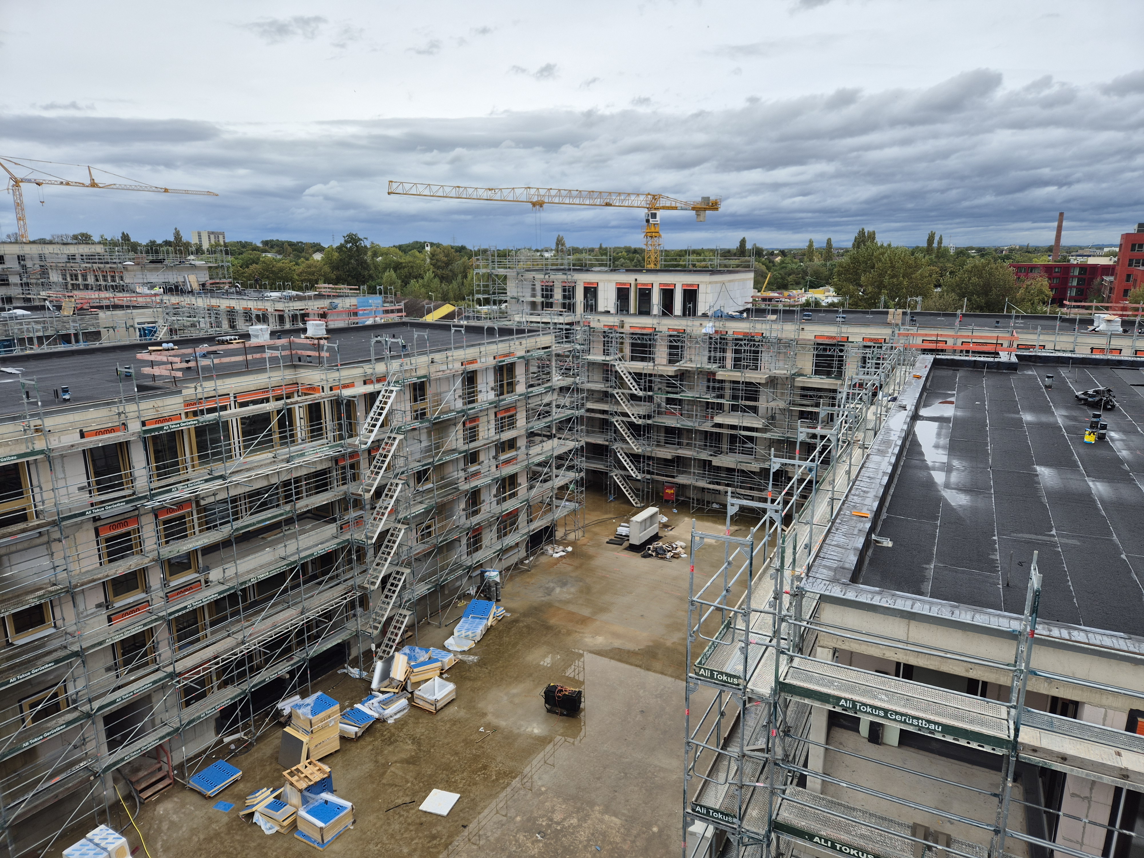 Großes Hochbauprojekt im Rohbau
