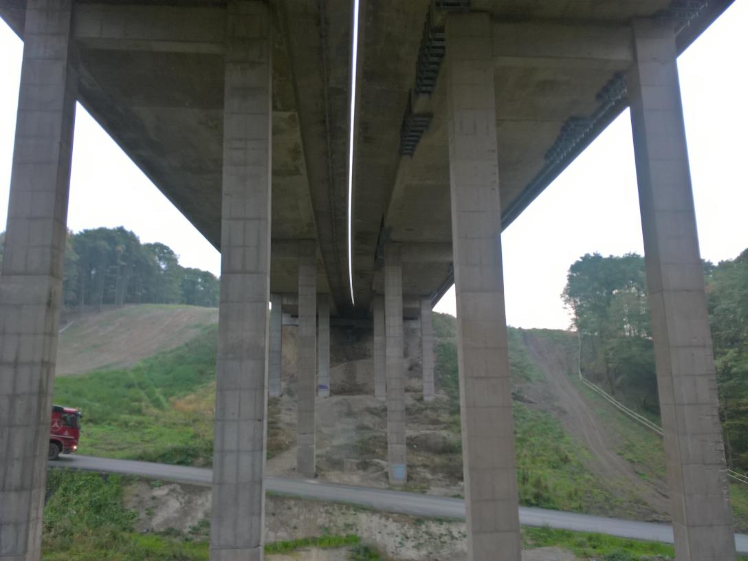 Bestand und vorbereitende Arbeiten an der BAB 45